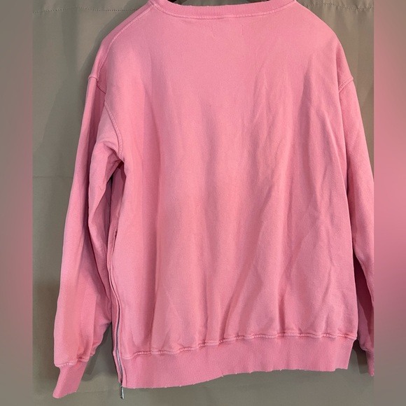 The Editor Italy Crew Neck - Medium- Side Zipper - Pockets - Distressed - Picture 5 of 8